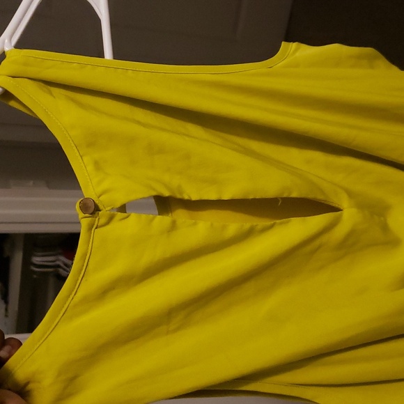 Yellow green cutout maxi - Picture 6 of 6